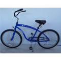 Aluminum Alloy Silver Color Popular Mens Adult Beach Cruiser Bike 26"